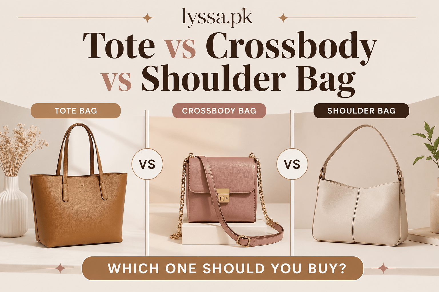 Tote vs Crossbody vs Shoulder Bag: Which to Buy? | Lyssa Bags