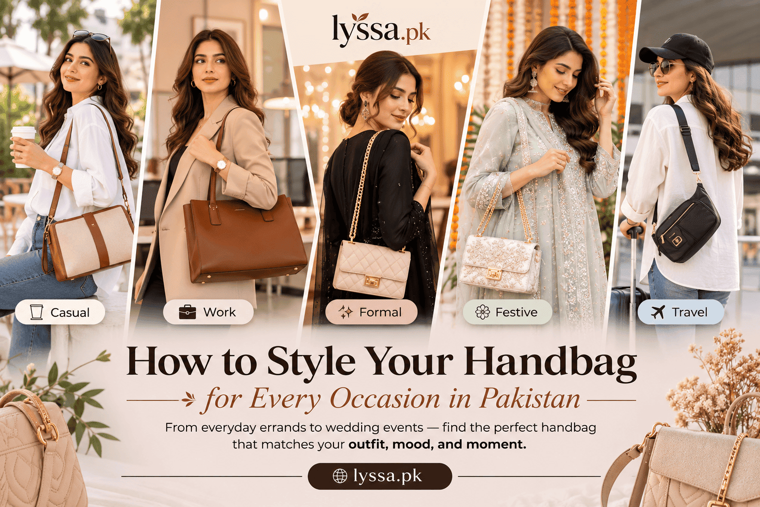how to style a handbag